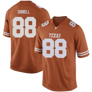 Barryn Sorrell Game Orange Men's Texas Longhorns Mens Football Jersey
