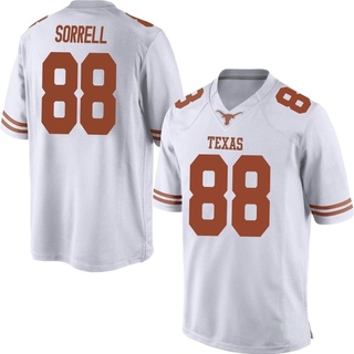 Barryn Sorrell Game White Men's Texas Longhorns Mens Football Jersey