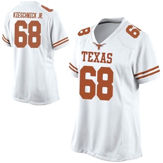 Brooks Kieschnick Jr. Replica White Women's Texas Longhorns Football Jersey