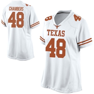 Bryce Chambers Game White Women's Texas Longhorns Football Jersey