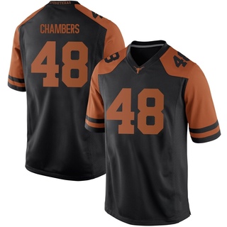 Bryce Chambers Replica Black Men's Texas Longhorns Mens Football Jersey