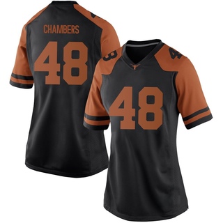 Bryce Chambers Replica Black Women's Texas Longhorns Women Football Jersey