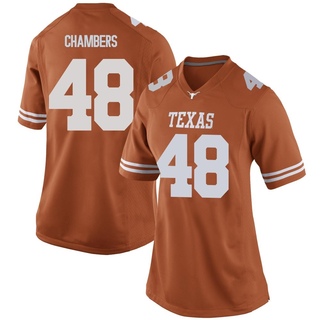 Bryce Chambers Replica Orange Women's Texas Longhorns Women Football Jersey