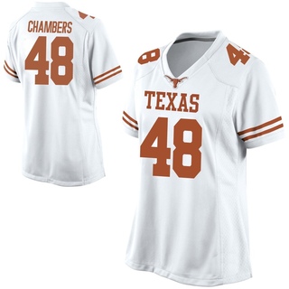 Bryce Chambers Replica White Women's Texas Longhorns Football Jersey