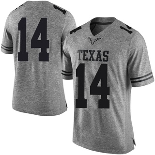 Charles Wright Limited Gray Men's Texas Longhorns Mens Football Jersey
