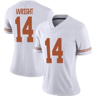 Charles Wright Limited White Women's Texas Longhorns Alternate Football Jersey