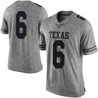 Christian Clark Limited Gray Men's Texas Longhorns Mens Football Jersey