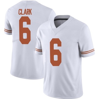 Christian Clark Limited White Men's Texas Longhorns Alternate Football Jersey
