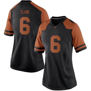 Christian Clark Replica Black Women's Texas Longhorns Women Football Jersey