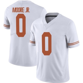 DeAndre Moore Jr. Limited White Men's Texas Longhorns Alternate Football Jersey