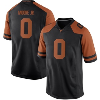 DeAndre Moore Jr. Replica Black Men's Texas Longhorns Mens Football Jersey