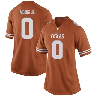 DeAndre Moore Jr. Replica Orange Women's Texas Longhorns Women Football Jersey