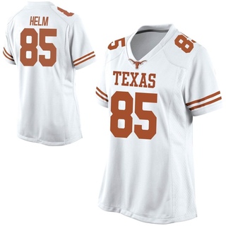 Gunnar Helm Game White Women's Texas Longhorns Football Jersey