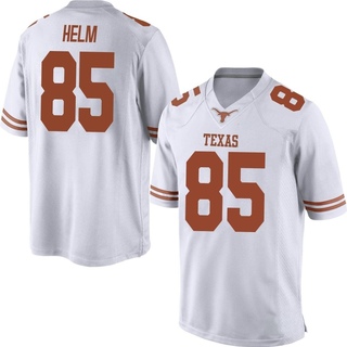 Gunnar Helm Replica White Men's Texas Longhorns Mens Football Jersey