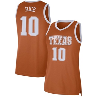 Sir'Jabari Rice Limited Orange Women's Texas Longhorns Basketball Jersey