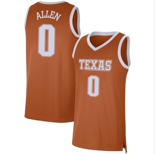 Timmy Allen Limited Orange Men's Texas Longhorns Basketball Jersey
