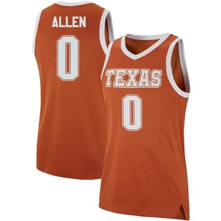 Timmy Allen Replica Orange Women's Texas Longhorns Basketball Jersey